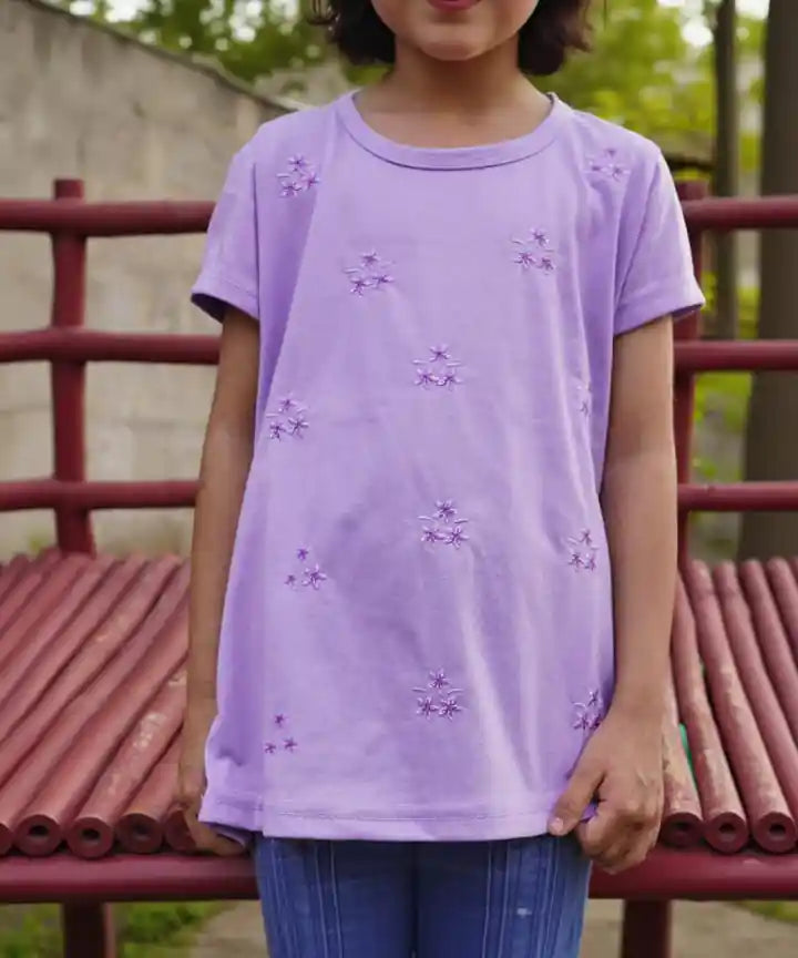 Purple Mini Star Fit T-Shirt