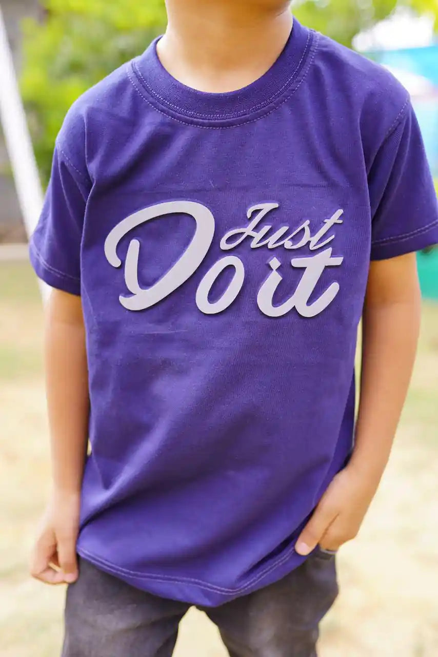 Navy Blue Just Do it T-Shirt