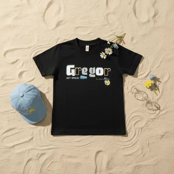 Black Gregor Summer Wear T-Shirt