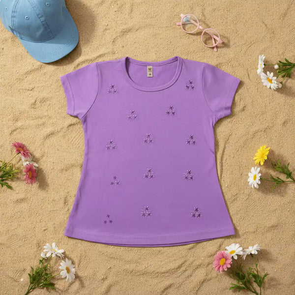 Purple Mini Star Fit T-Shirt