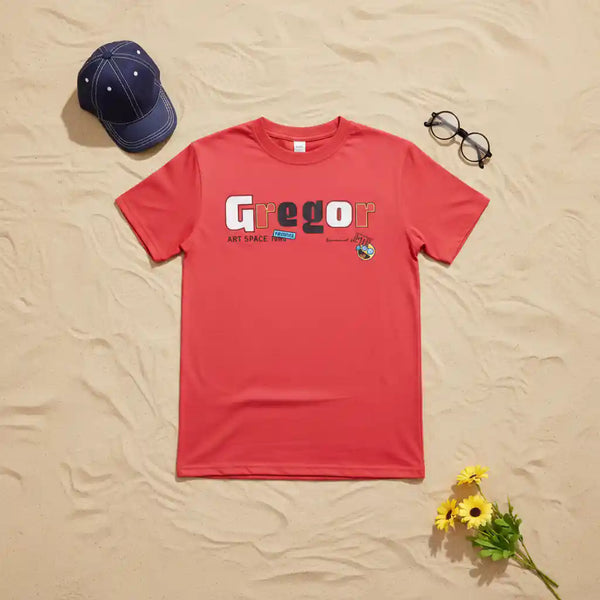 Coral Pink Gregor Summer Wear T-shirt