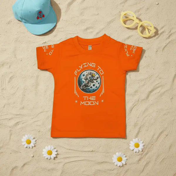 Orange Little Orbit Comfort Tee